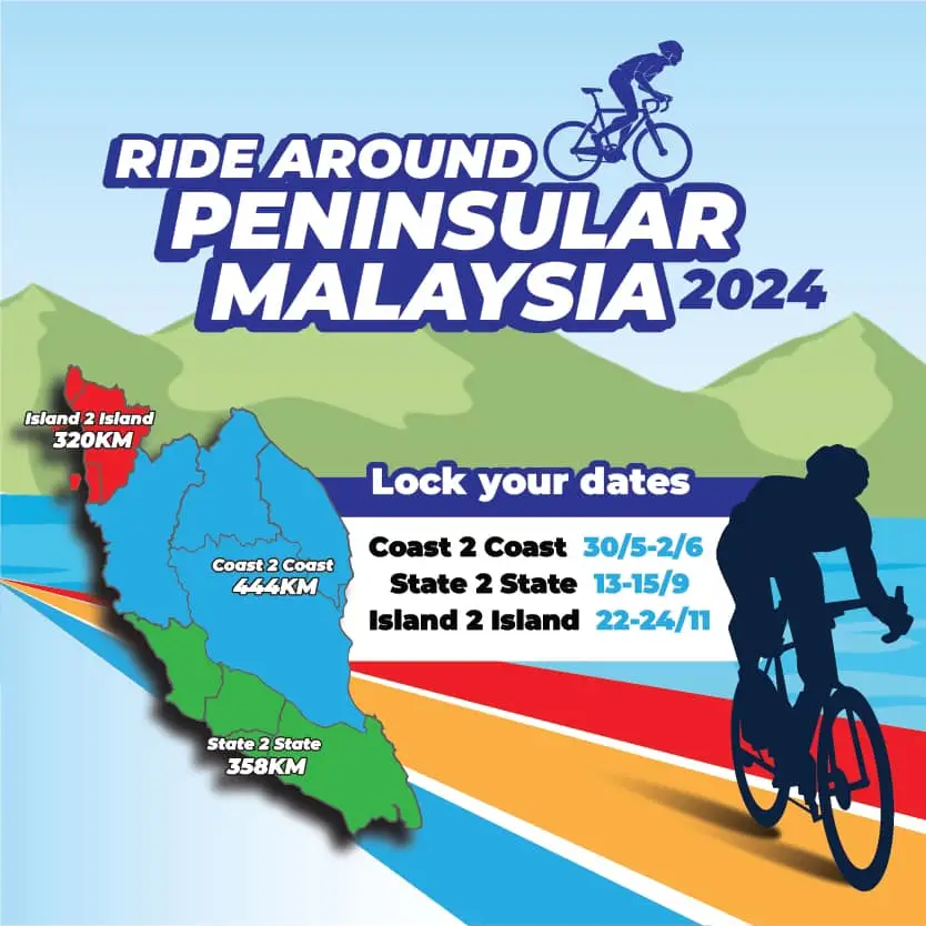 Ride Around Peninsular Malaysia 2024