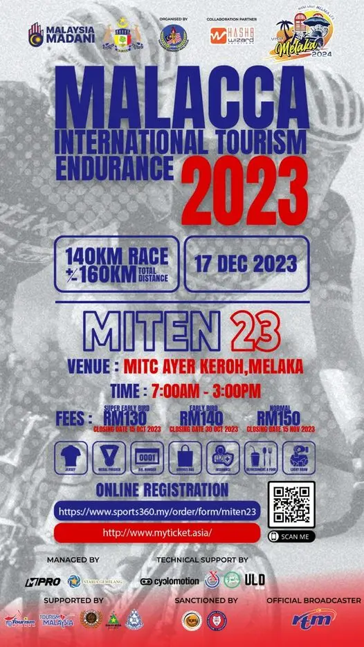 MELAKA INTERNATIONAL TOURISM ENDURANCE 2023