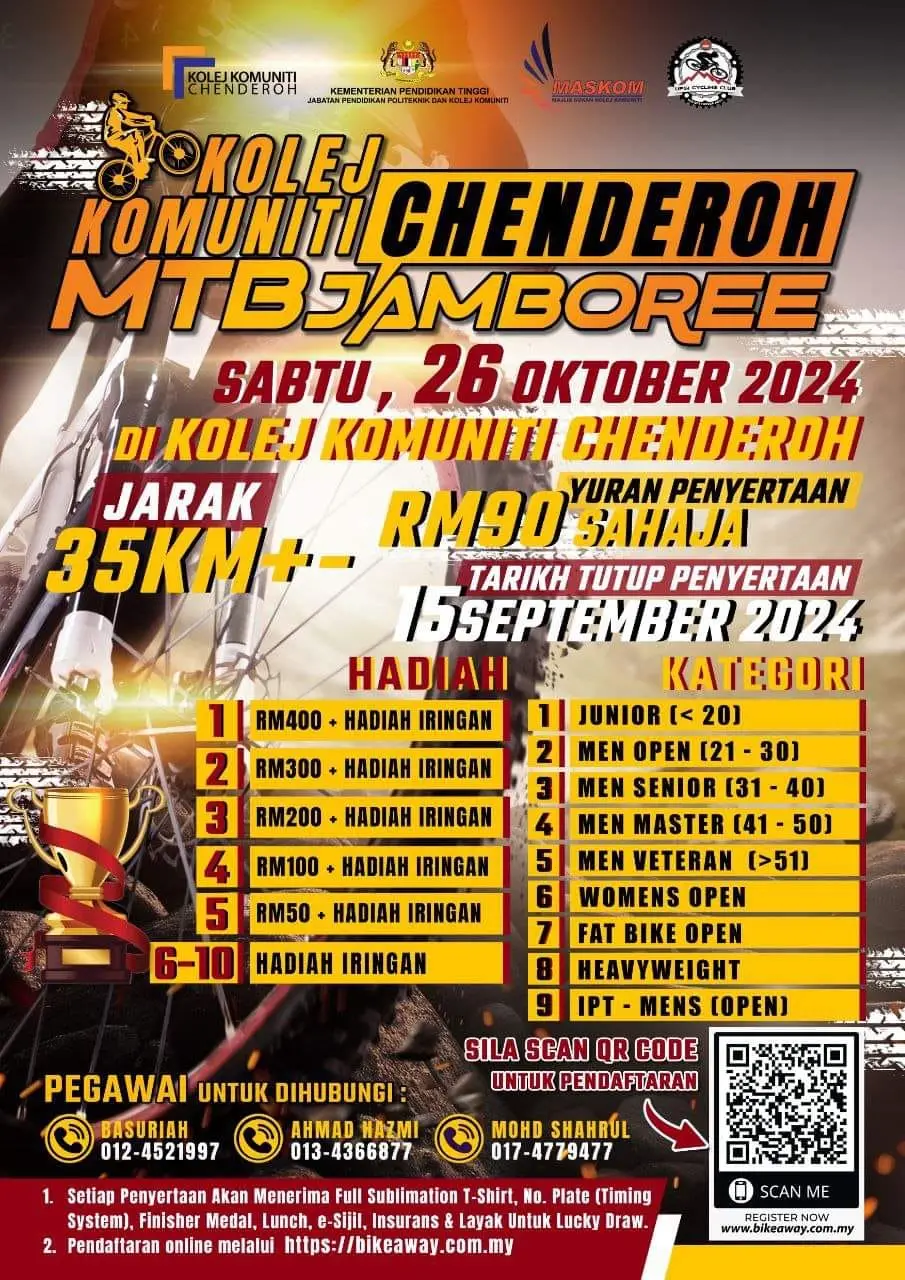 KOLEJ KOMUNITI CHENDEROH MTB JAMBOREE 2024