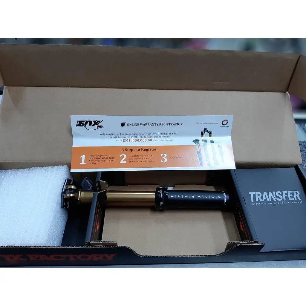 FOX FACTORY DROPPER SEAT POST TRANSFER WITH REMOTE LEVER