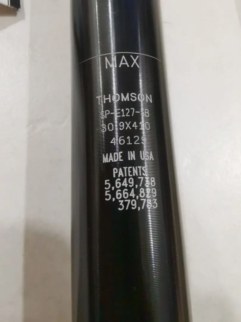 Thomson Elite Seatpost Seat back 30.9