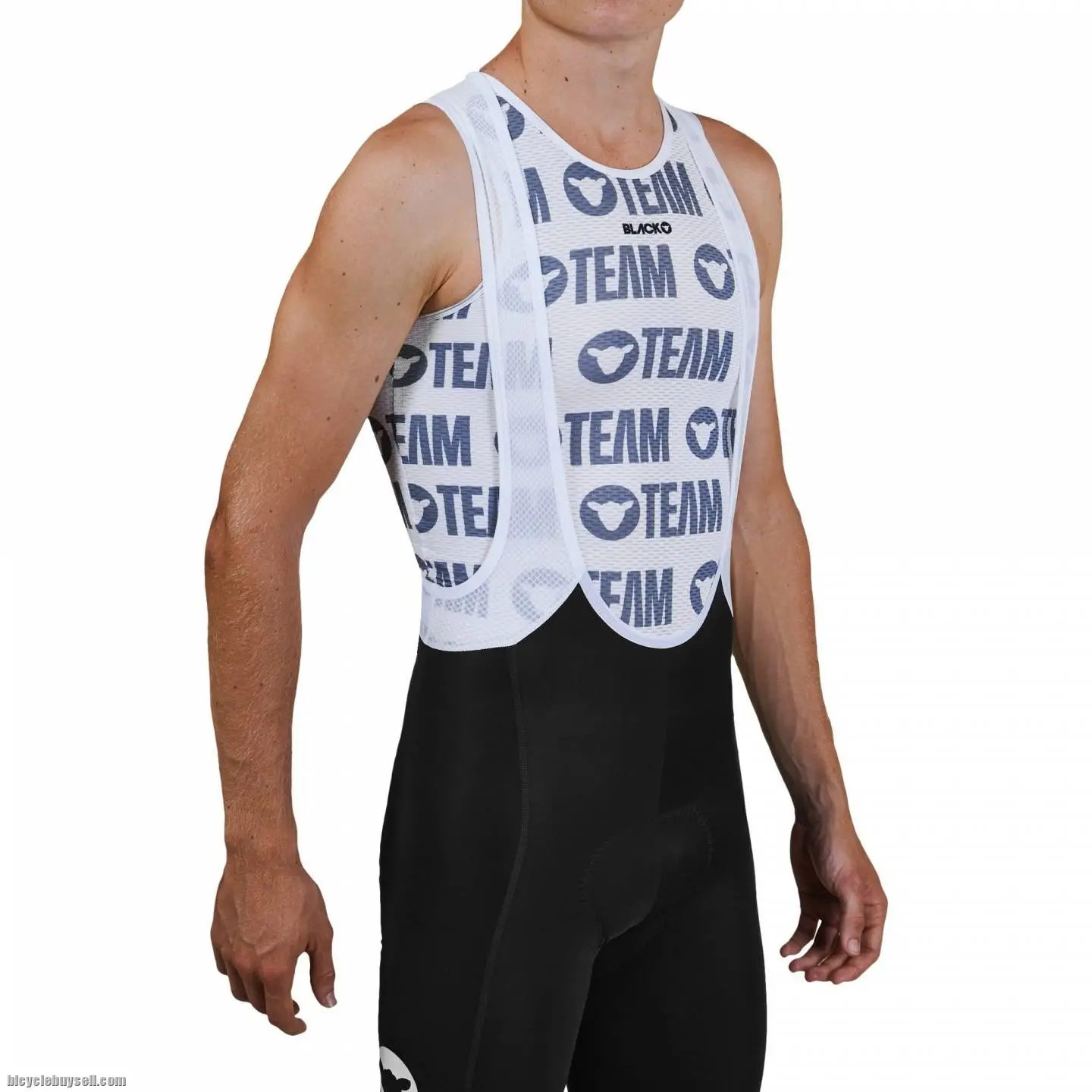 BLACK SHEEP CYCLING TC20 SLEEVELESS BASE LAYER - WHITE AUTHENTIC