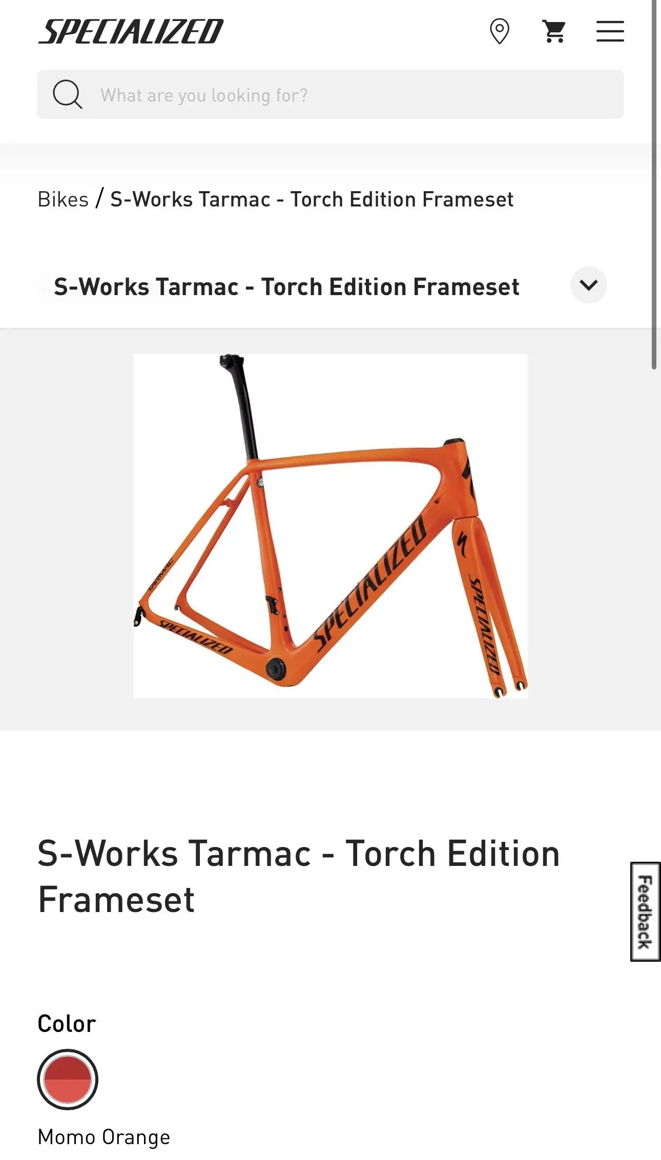 S-work Tarmac Sl5 torch edition size 49