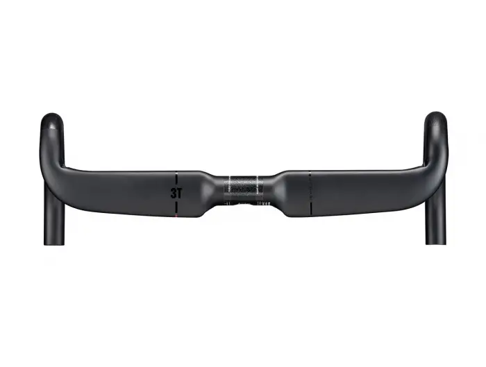 3T Aeroflux Integrale Ltd Carbon Handlebar Size 380mm (at hood c-c) 400mm at drop