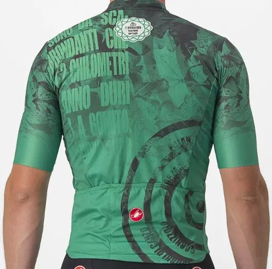 CASTELLI GRAN FONDO Il LOMBARDIA JERSEY - GREEN AUTHENTIC