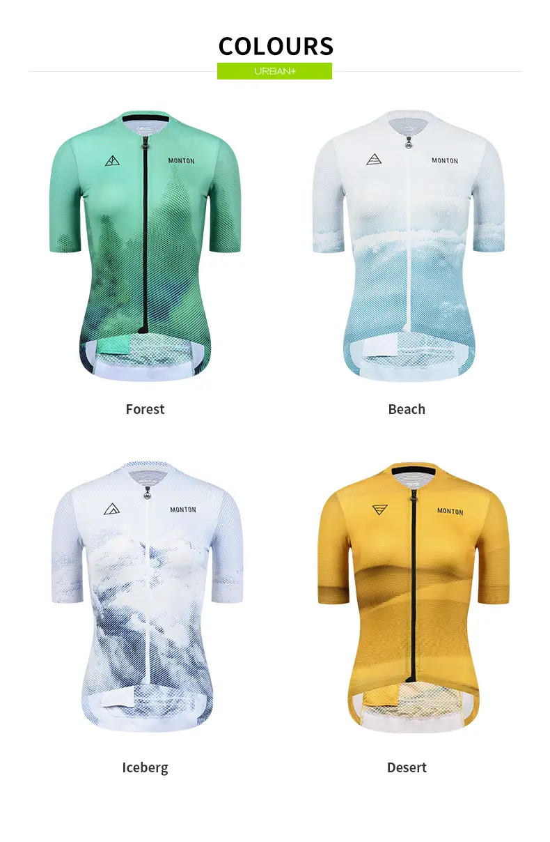 Monton Women Cycling Jersey Long Sleeve & Short Sleeve
