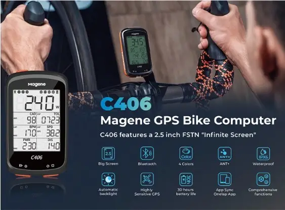 Magene C406 , Heart Rate H64 , Cadence & Speed Sensor S3+