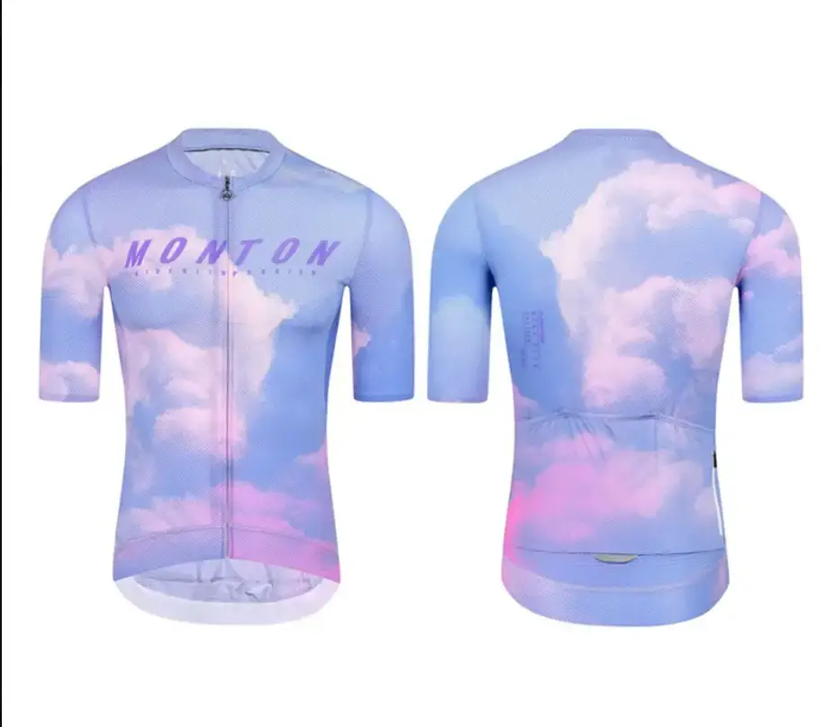 MONTON WOMENS/MENS CYCLING SHORT SLEEVE JERSEY GLOW