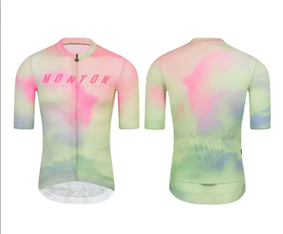 MONTON WOMENS/MENS CYCLING SHORT SLEEVE JERSEY GLOW