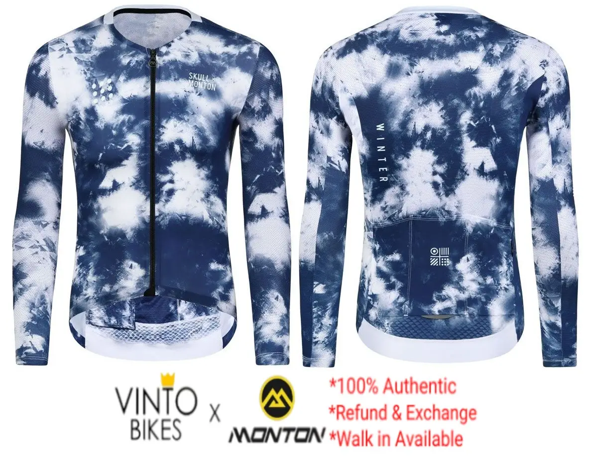 MONTON MEN CYCLING LONG SLEEVE JERSEY WINTERCOLD