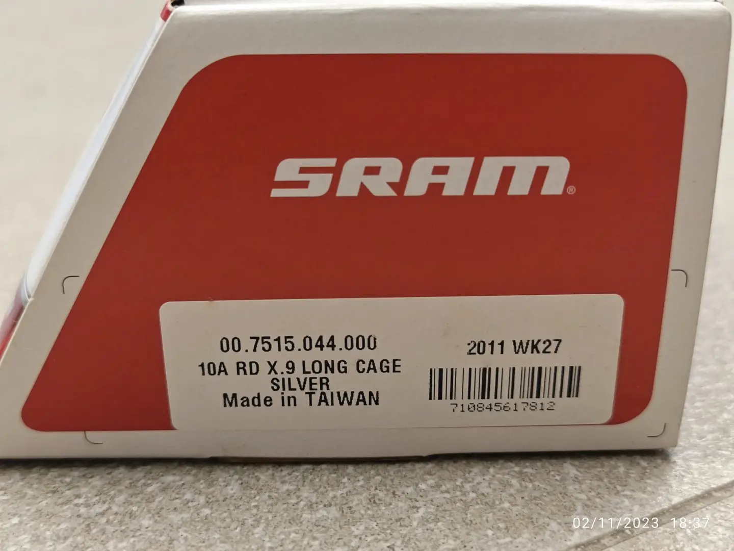 NOS! SRAM X9 Rear Derailleur RD 9s 9 Speed