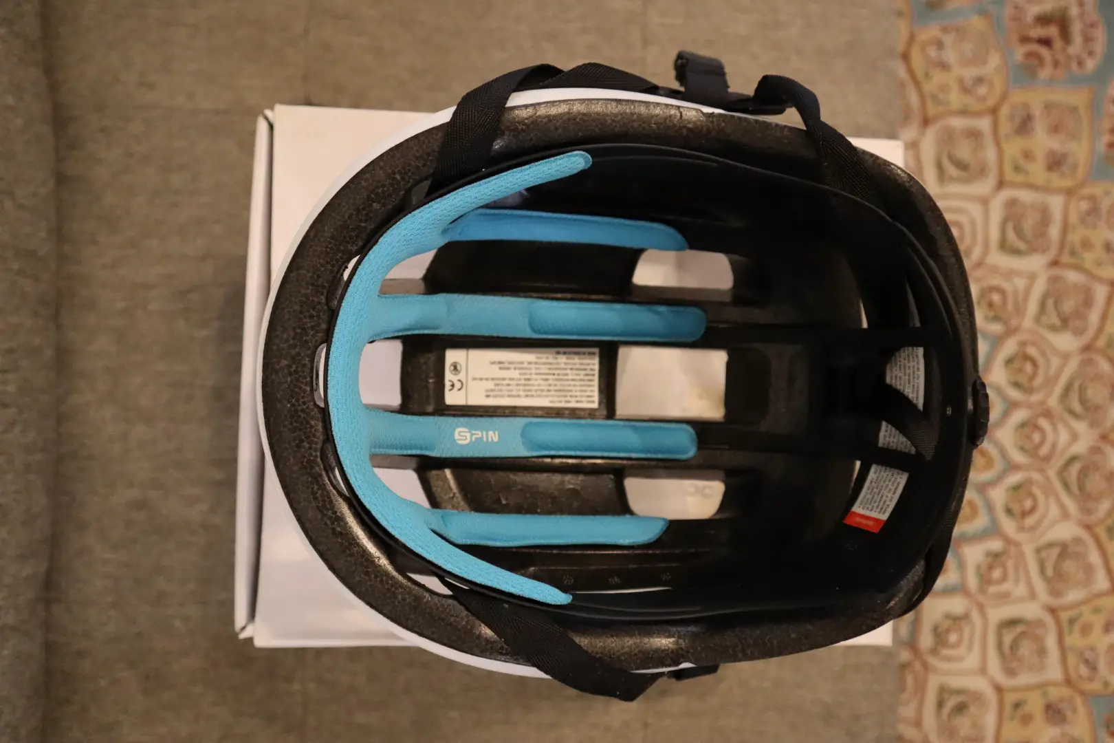 BICYCLE HELMET POC OMNE AIR SPIN HYDROGEN WHITE (54-59CM)