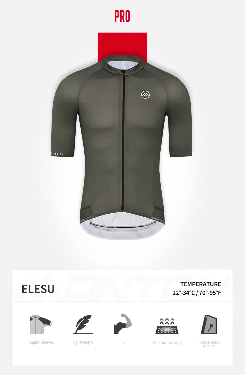 MONTON PRO ELESU MEN SHORT SLEEVE CYCLING JERSEY
