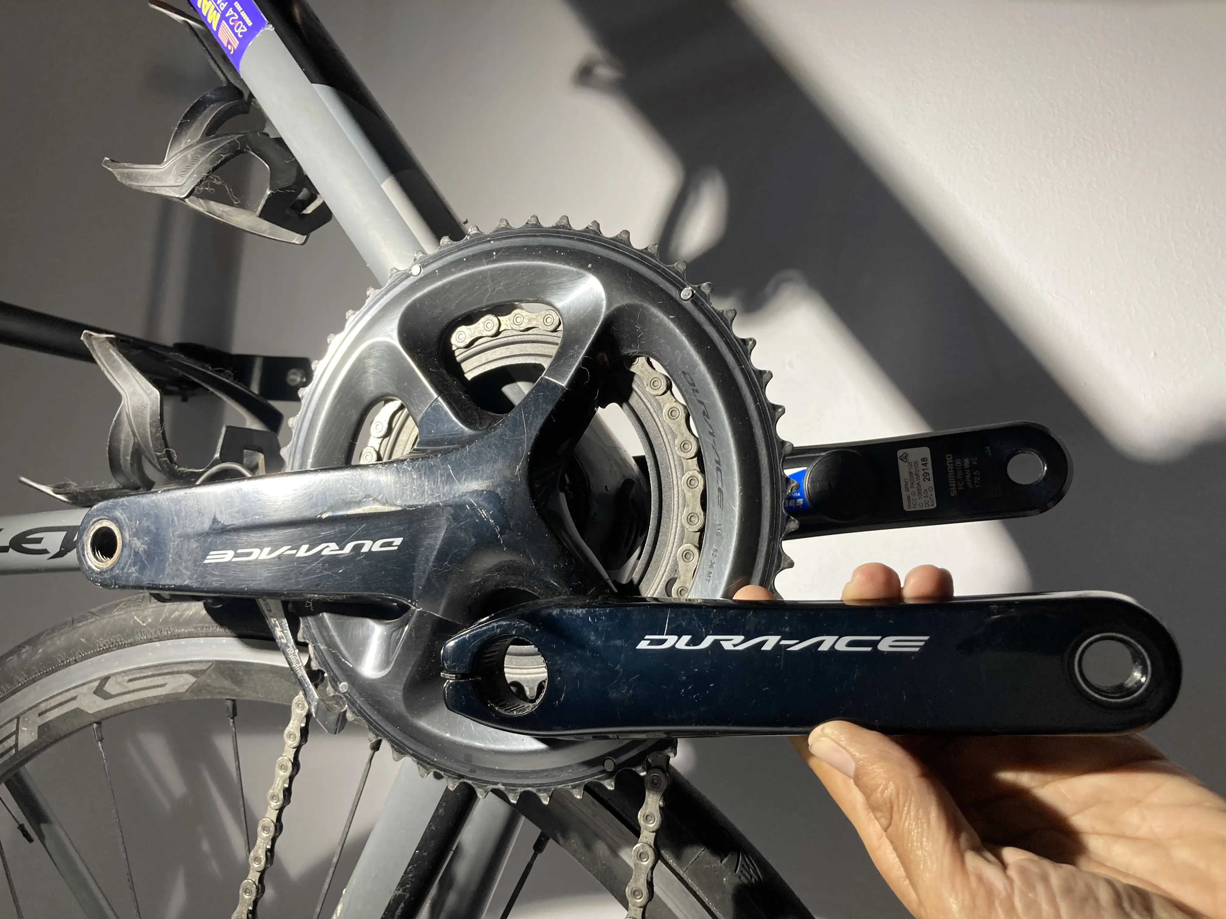 Crankset Dura Ace FC-R9100 with Stages power meter crank arm 172.5