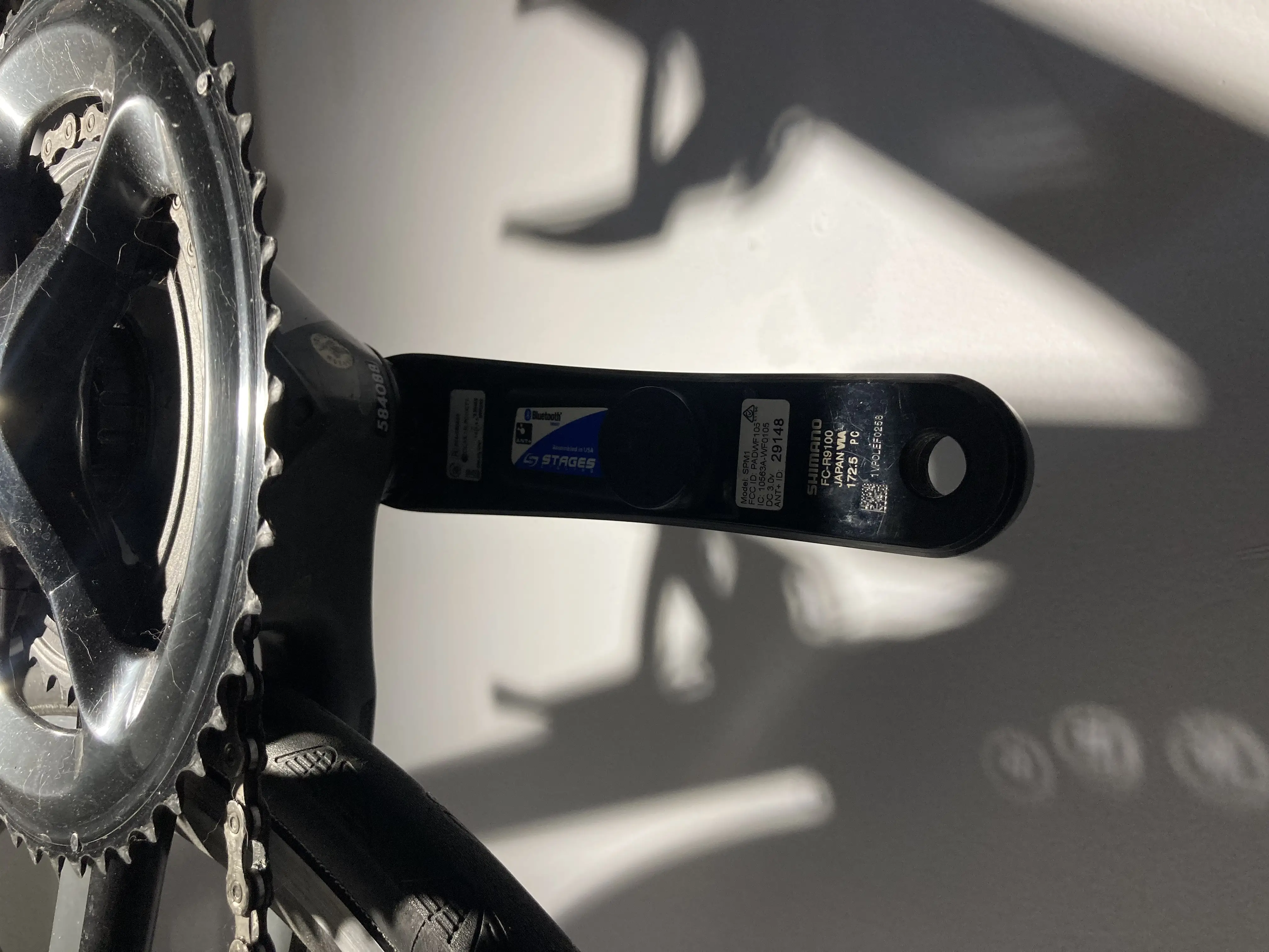 Crankset Dura Ace FC-R9100 with Stages power meter crank arm 172.5