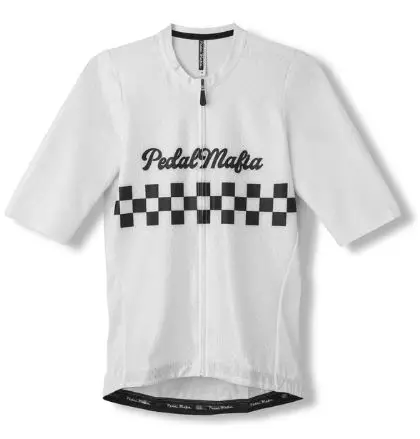 PEDAL MAFIA MENS ARTIST SERIES JERSEY - CYCLO RETRO WHITE AUTHENTIC
