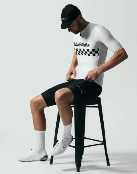 PEDAL MAFIA MENS ARTIST SERIES JERSEY - CYCLO RETRO WHITE AUTHENTIC