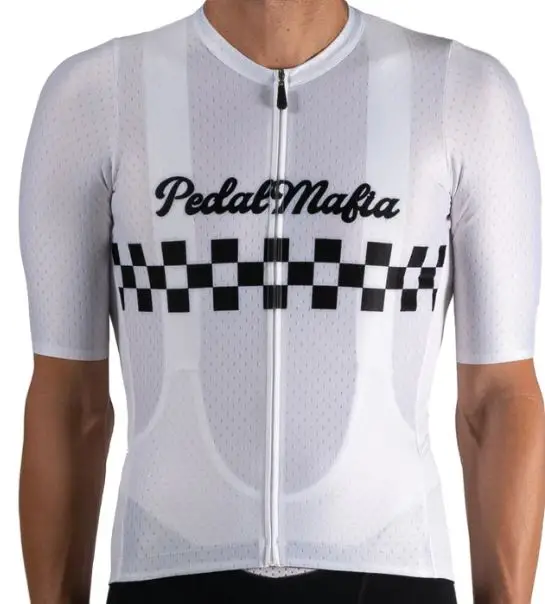 PEDAL MAFIA MENS ARTIST SERIES JERSEY - CYCLO RETRO WHITE AUTHENTIC