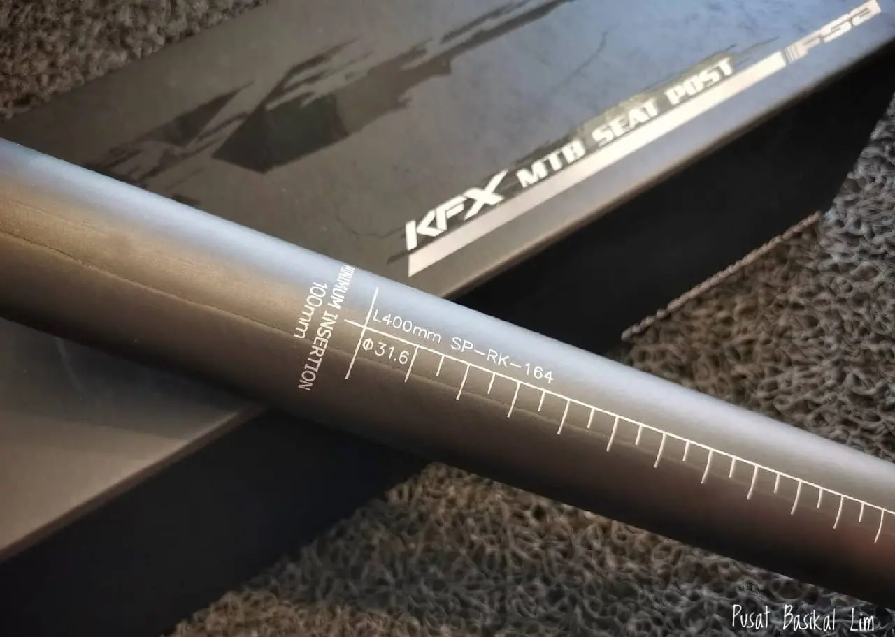 FSA KFX SB25 31.6x400mm UD Carbon Seatpost