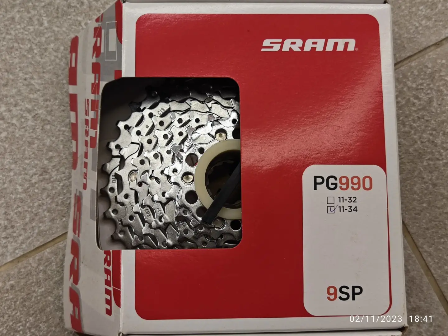 NOS!  SRAM 9 Speed X0 PG990 Cassette