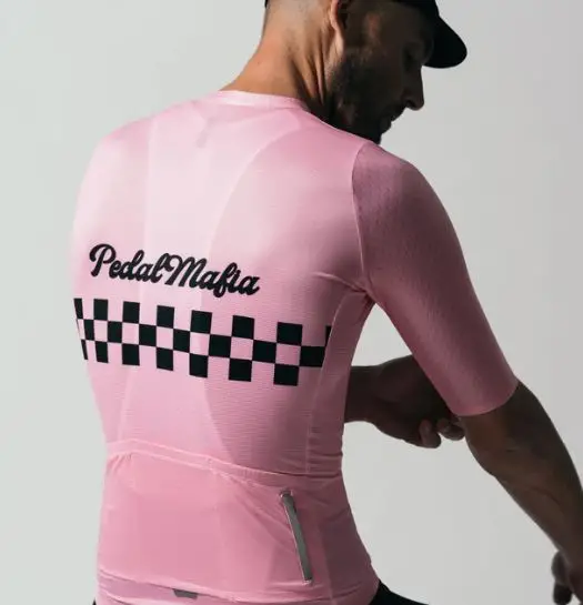 PEDAL MAFIA MENS ARTIST SERIES JERSEY - CYCLO RETRO PINK AUTHENTIC