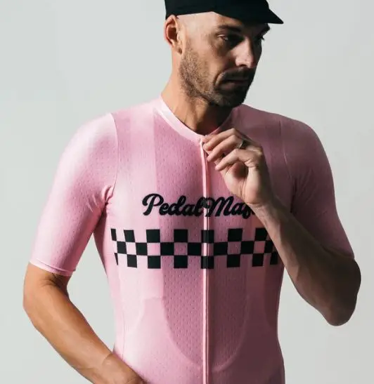 PEDAL MAFIA MENS ARTIST SERIES JERSEY - CYCLO RETRO PINK AUTHENTIC