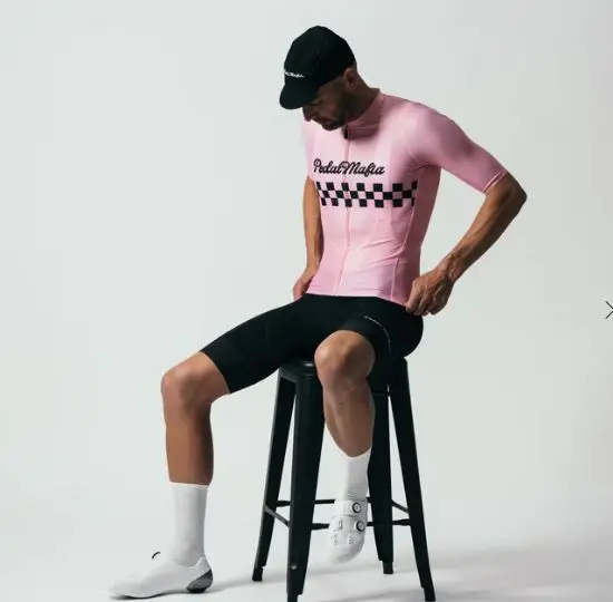 PEDAL MAFIA MENS ARTIST SERIES JERSEY - CYCLO RETRO PINK AUTHENTIC