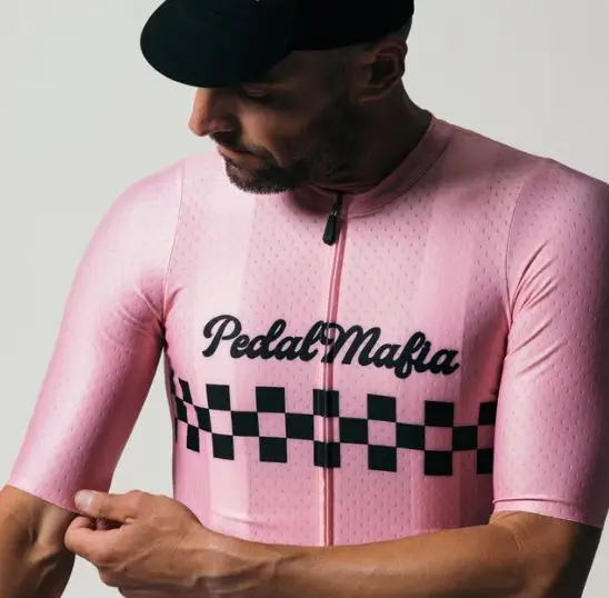 PEDAL MAFIA MENS ARTIST SERIES JERSEY - CYCLO RETRO PINK AUTHENTIC