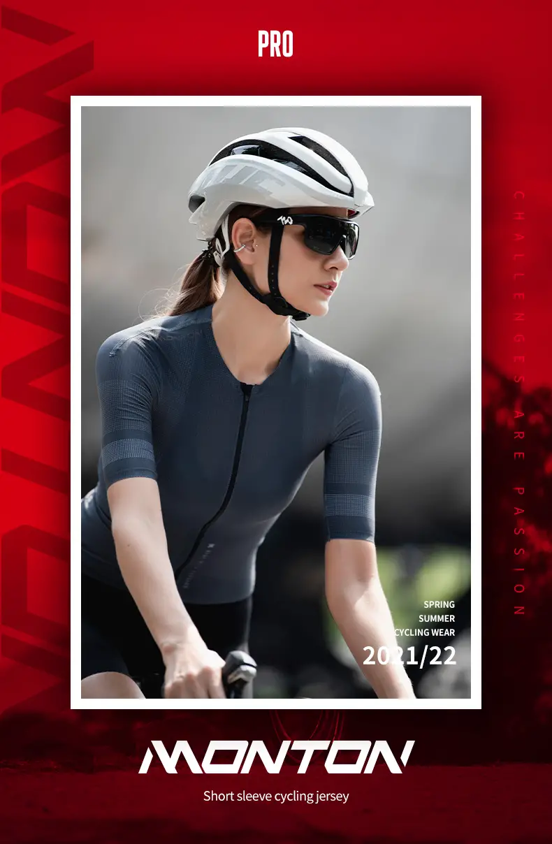MONTON WOMEN CYCLING SHORT SLEEVE JERSEY PRO STARSHINE