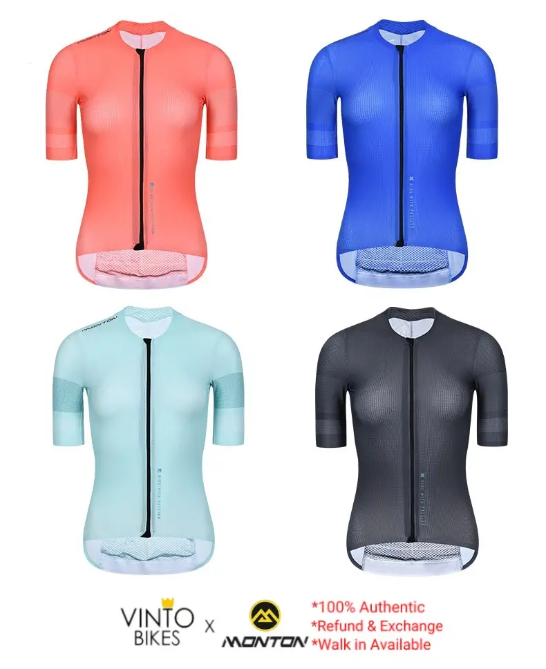 MONTON WOMEN CYCLING SHORT SLEEVE JERSEY PRO STARSHINE