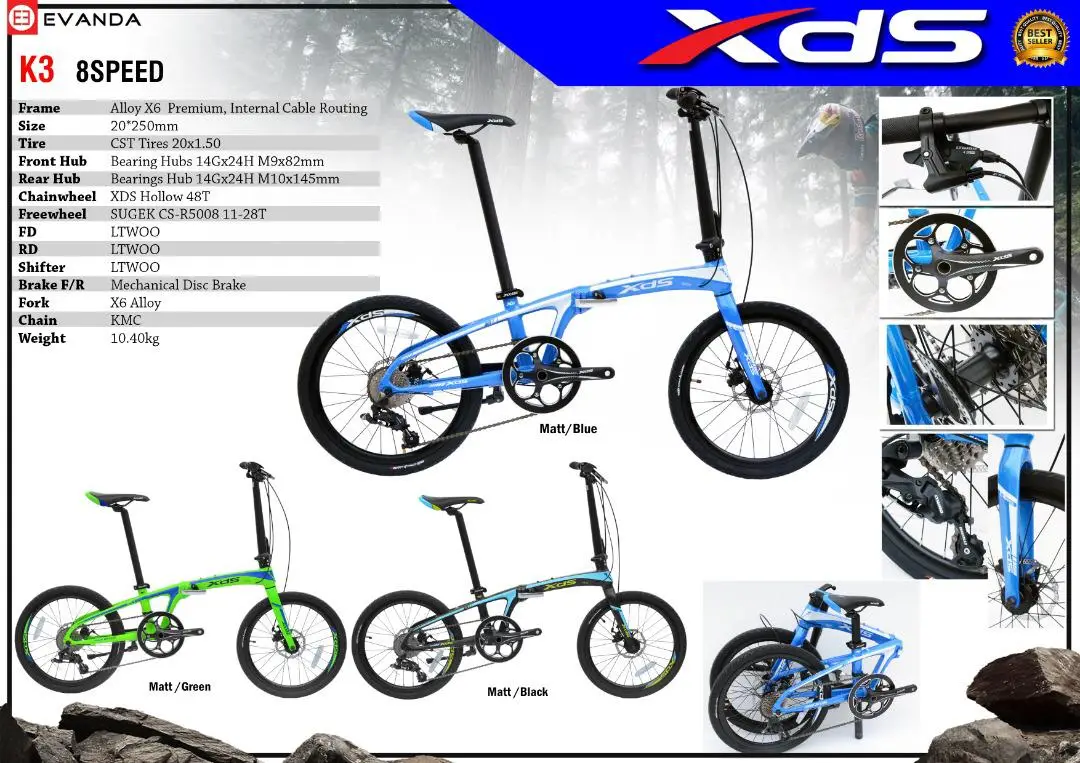Folding bike XDS K3