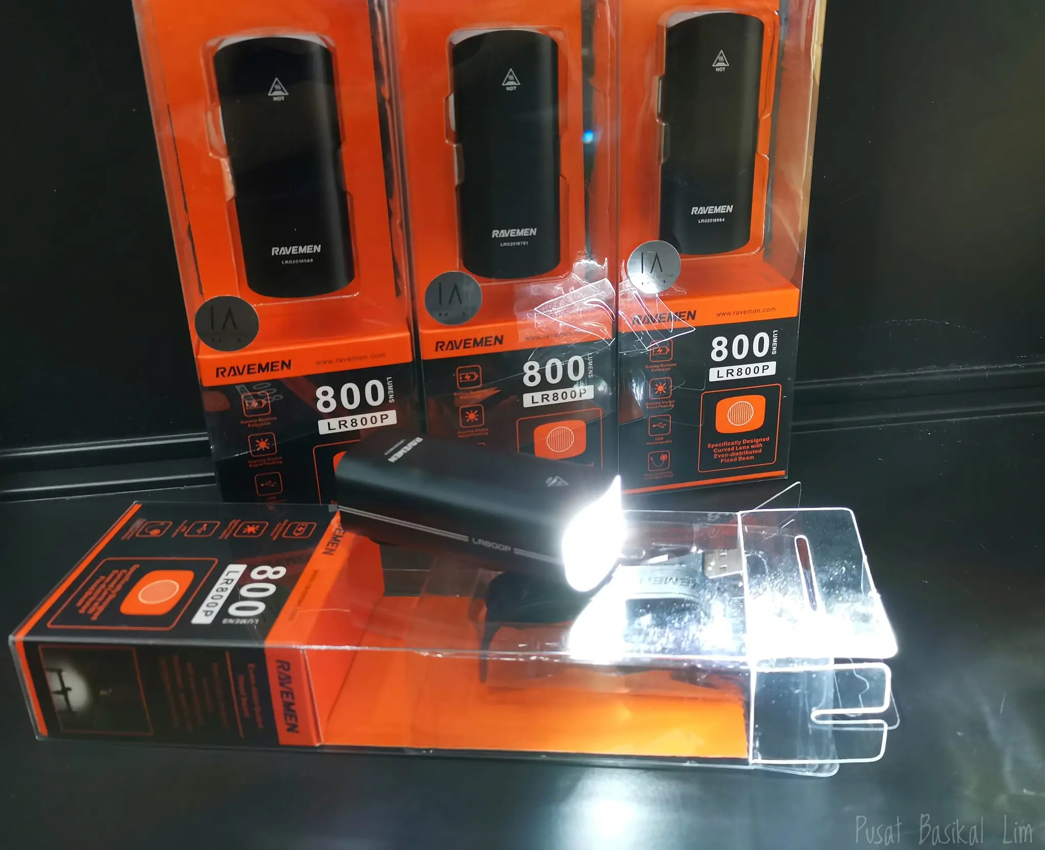 Ravemen LR800P USB Rechargeable Front Light