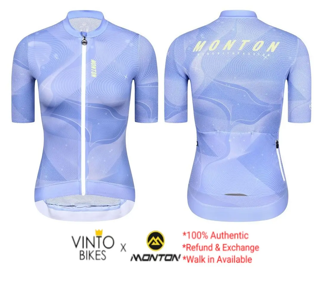 MONTON WOMENS CYCLING SHORT SLEEVE JERSEY POLESTAR