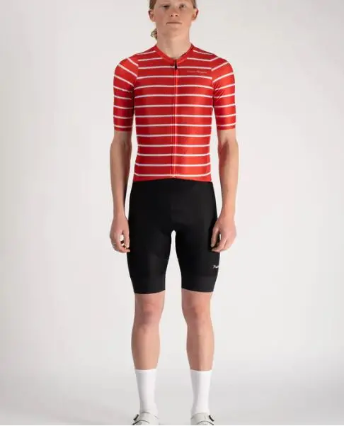 PEDAL MAFIA MENS ARTIST SERIES JERSEY PAST TIME- RED VS WHITE AUTHENTIC