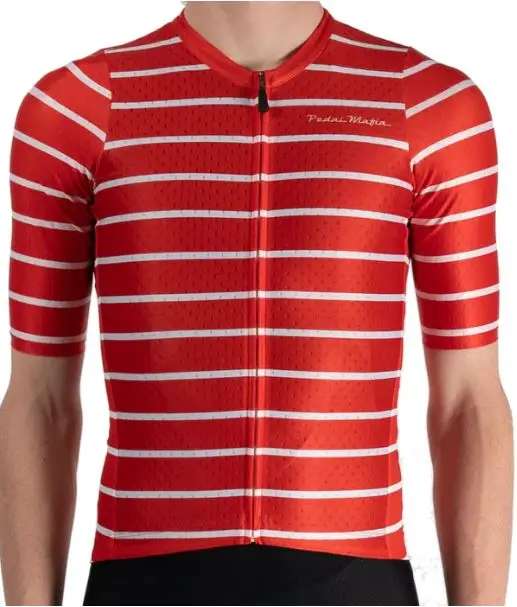PEDAL MAFIA MENS ARTIST SERIES JERSEY PAST TIME- RED VS WHITE AUTHENTIC