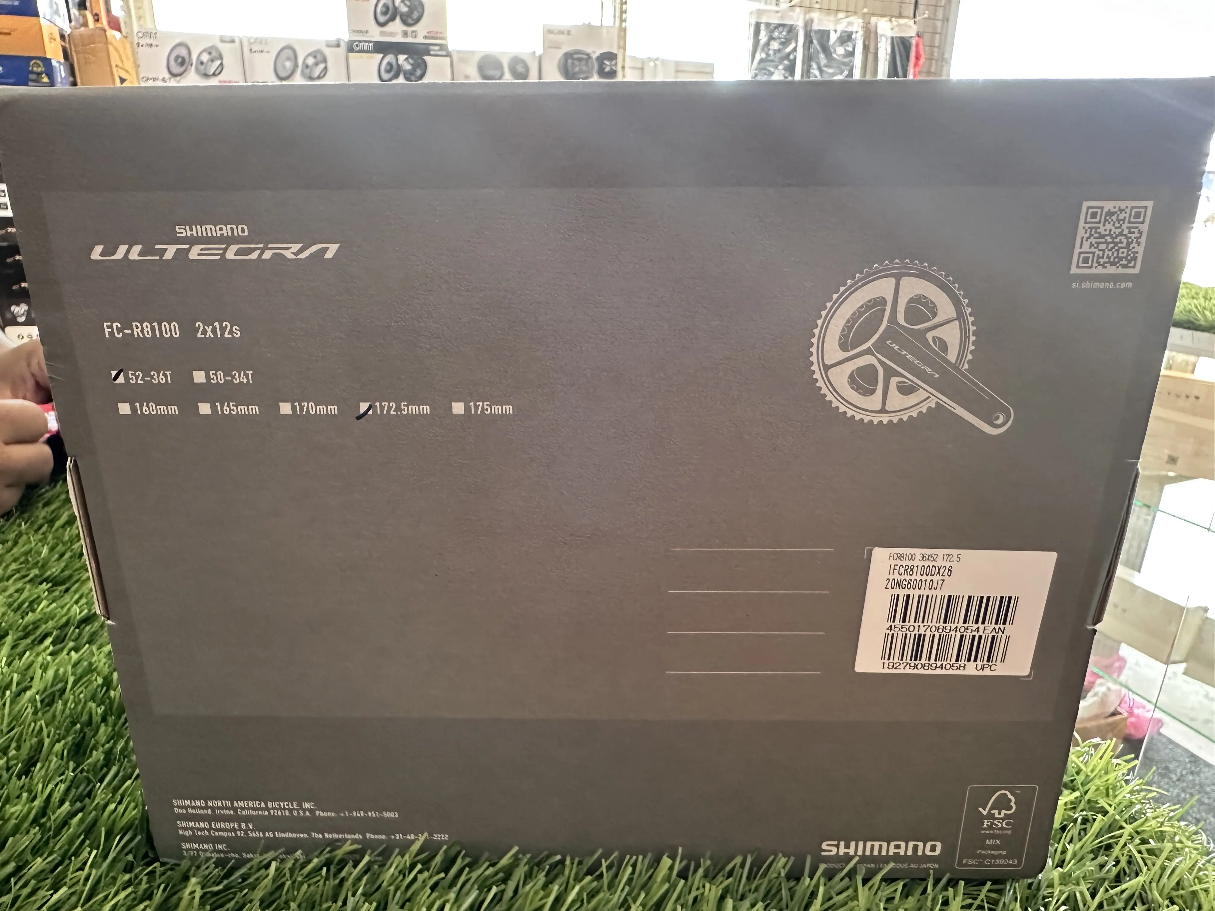 Crankset R8100 Ultegra 172.5 52/34