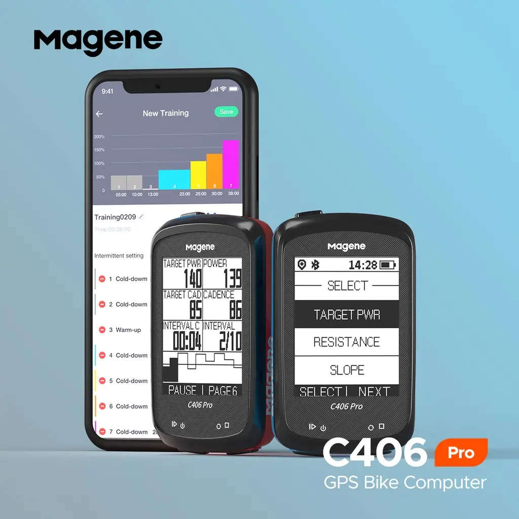 Magene C406 PRO GPS BIKE COMPUTER Support navigation and route planning