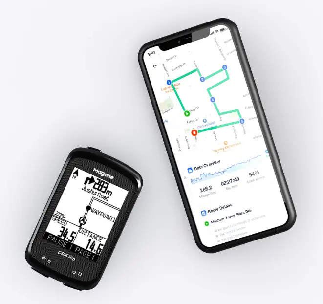Magene C406 PRO GPS BIKE COMPUTER Support navigation and route planning