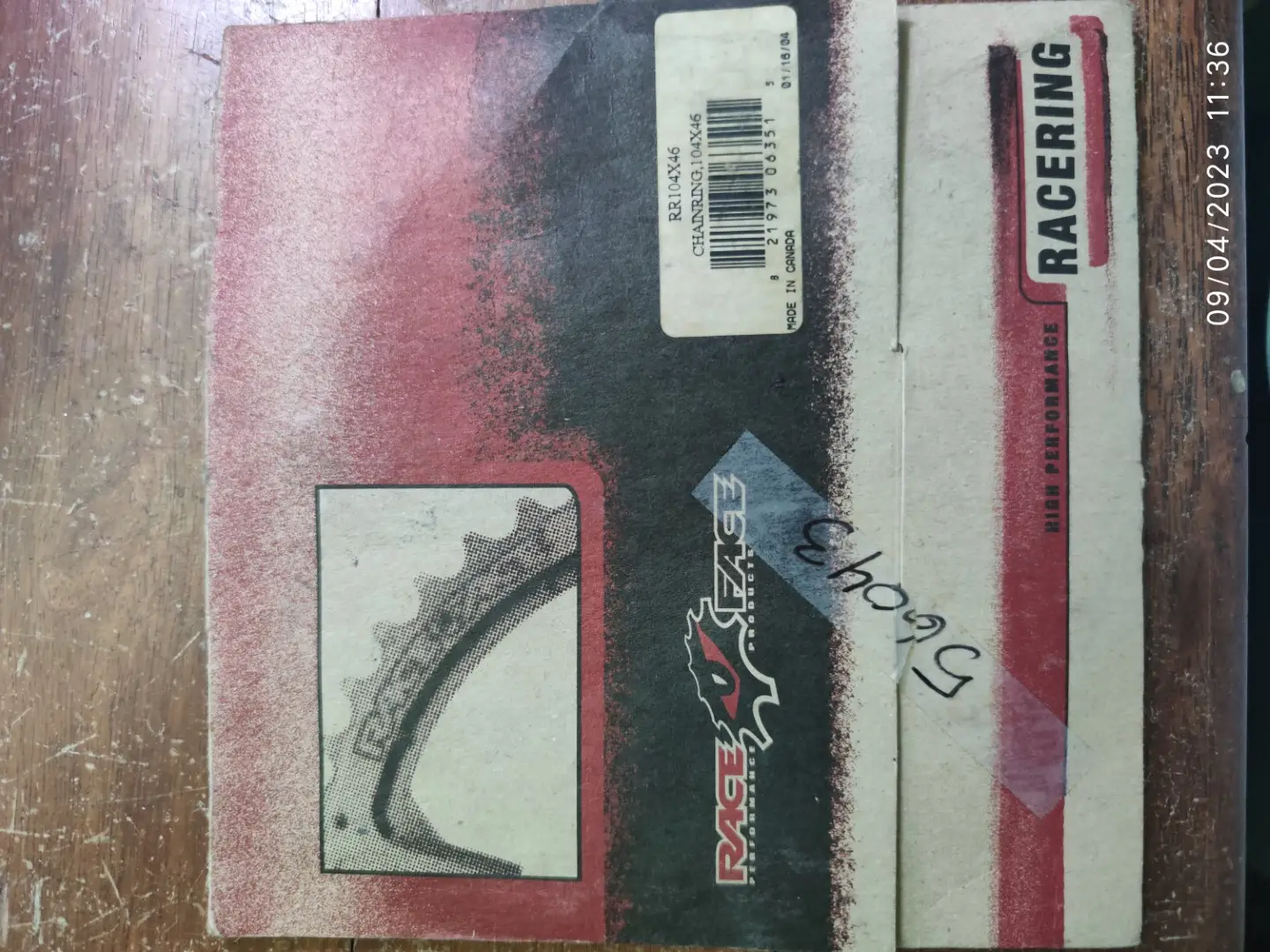 RaceFace Chainring BCD104 9s 46T
