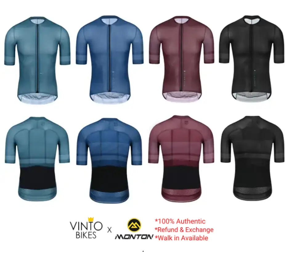 MONTON MENS CYCLING SHORT SLEEVE JERSEY PRO STARSHINE