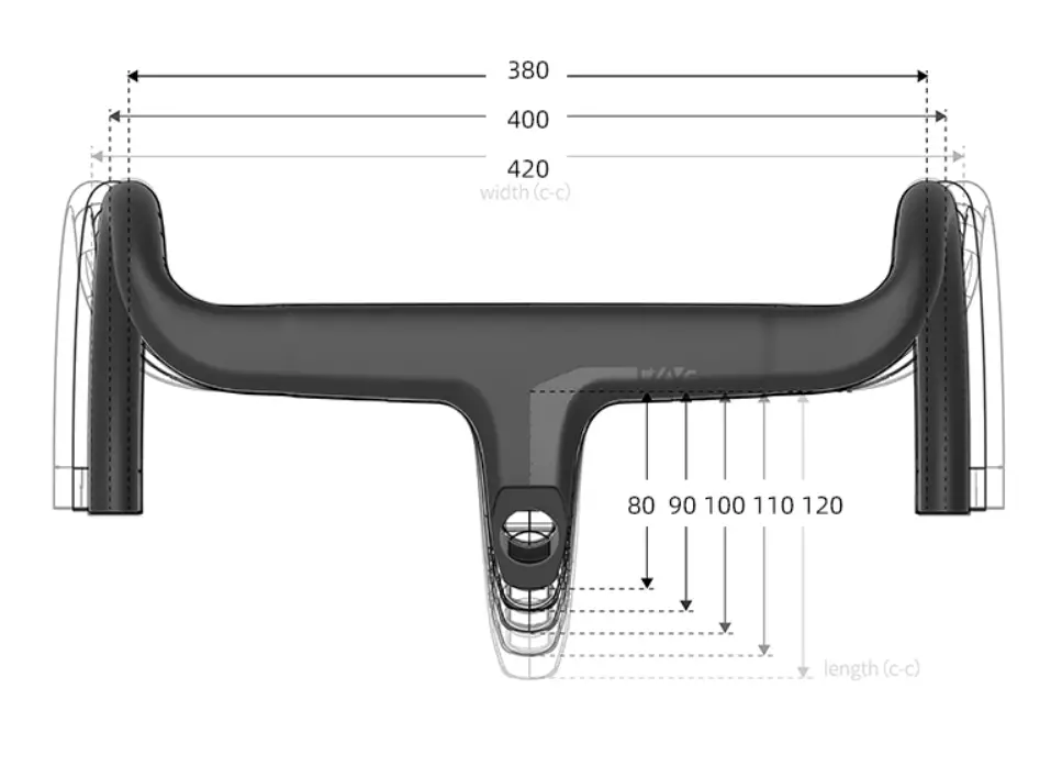 22 THE ONE PRO Road Carbon Fiber Intergrated Handlebar