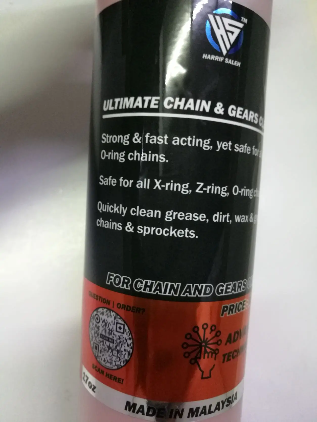 HARRIF SALEH OIL DEGREASER BICYCLE DEGREASER