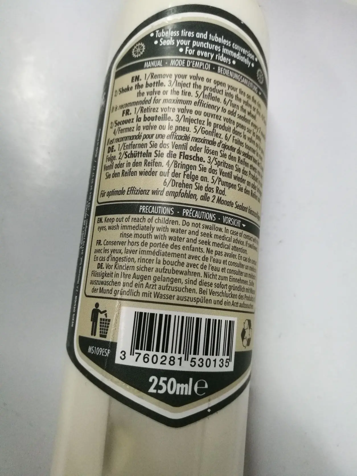 MONKEYS SAUCE TUBELESS & TUBES SEALANT (250ML)