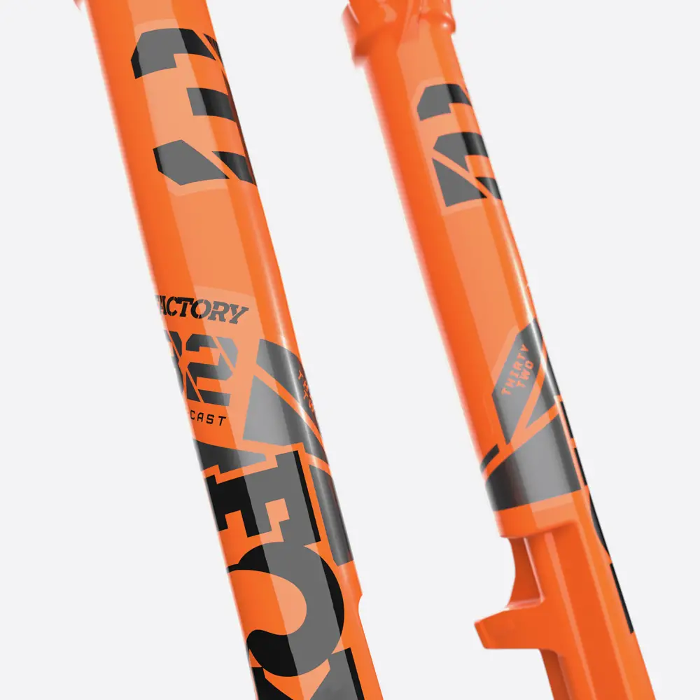 FOX 32, 29, STEP-CAST FACTORY FIT4 FORKS | ORANGE | BLACK