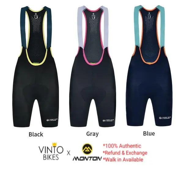 MONTON WOMENS CYCLING BIB SHORTS TRAVELER