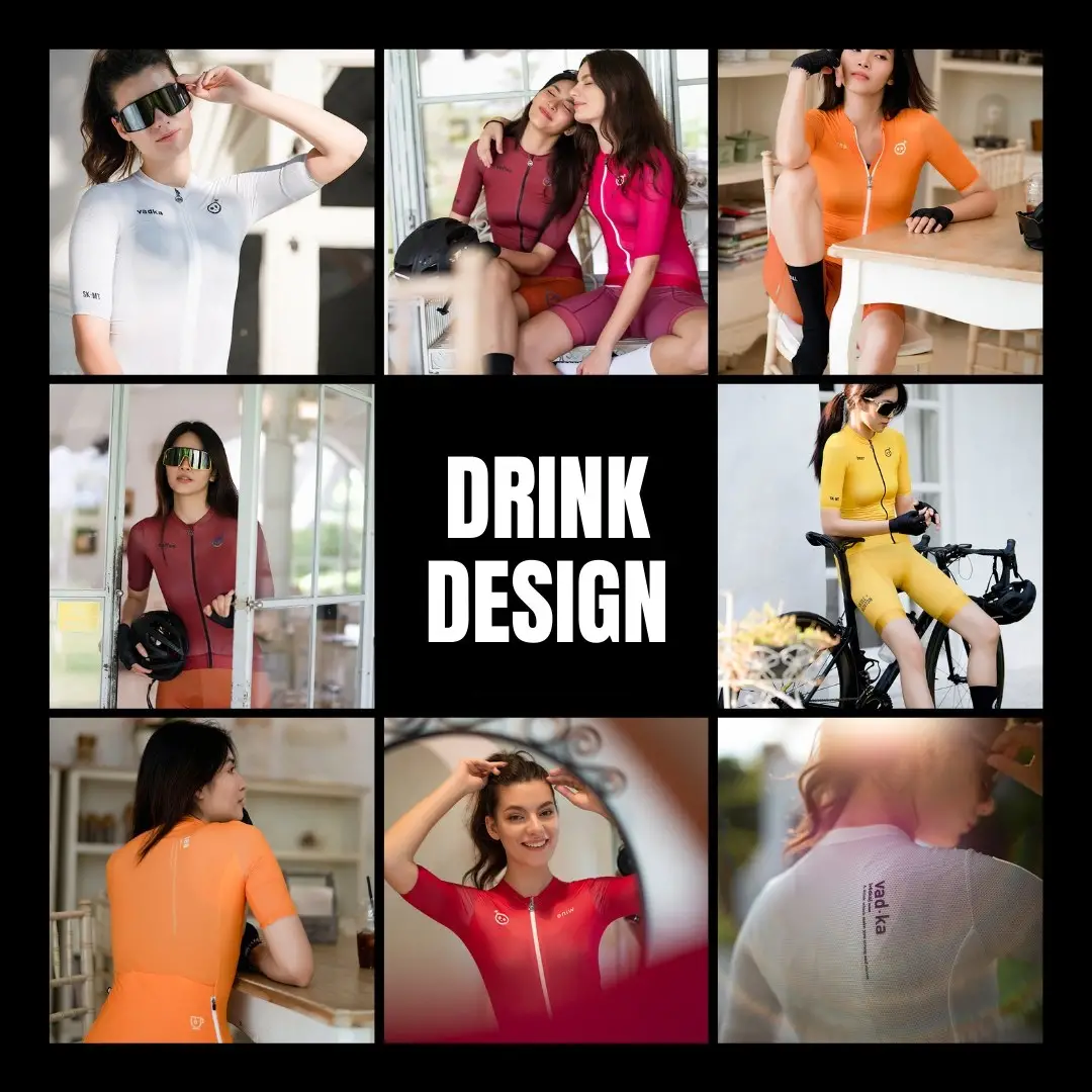 MONTON MEN/WOMEN CYCLING SHORT SLEEVE JERSEY DRINK