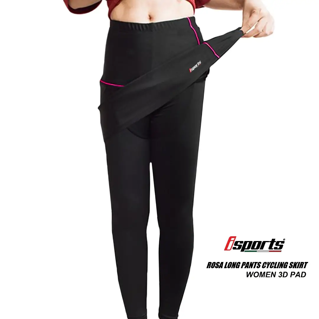 ISPORTS Rosa Black Long Skirt