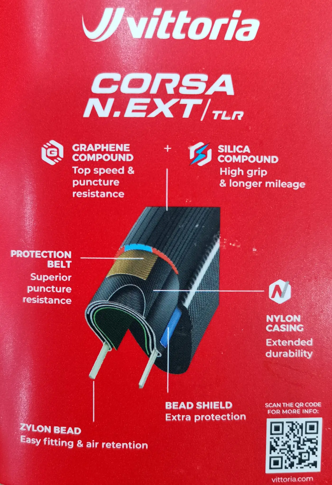 Vittoria Corsa N.EXT TLR Road Tire