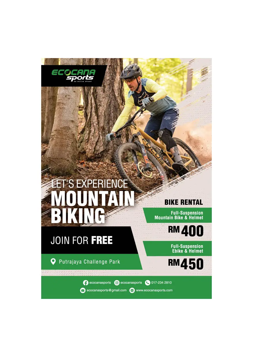 Let's experience off-road mountain biking
