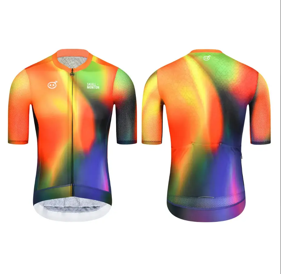 MONTON MENS CYCLING  SHORT SLEEVE JERSEY NORTHERNLIGHTS